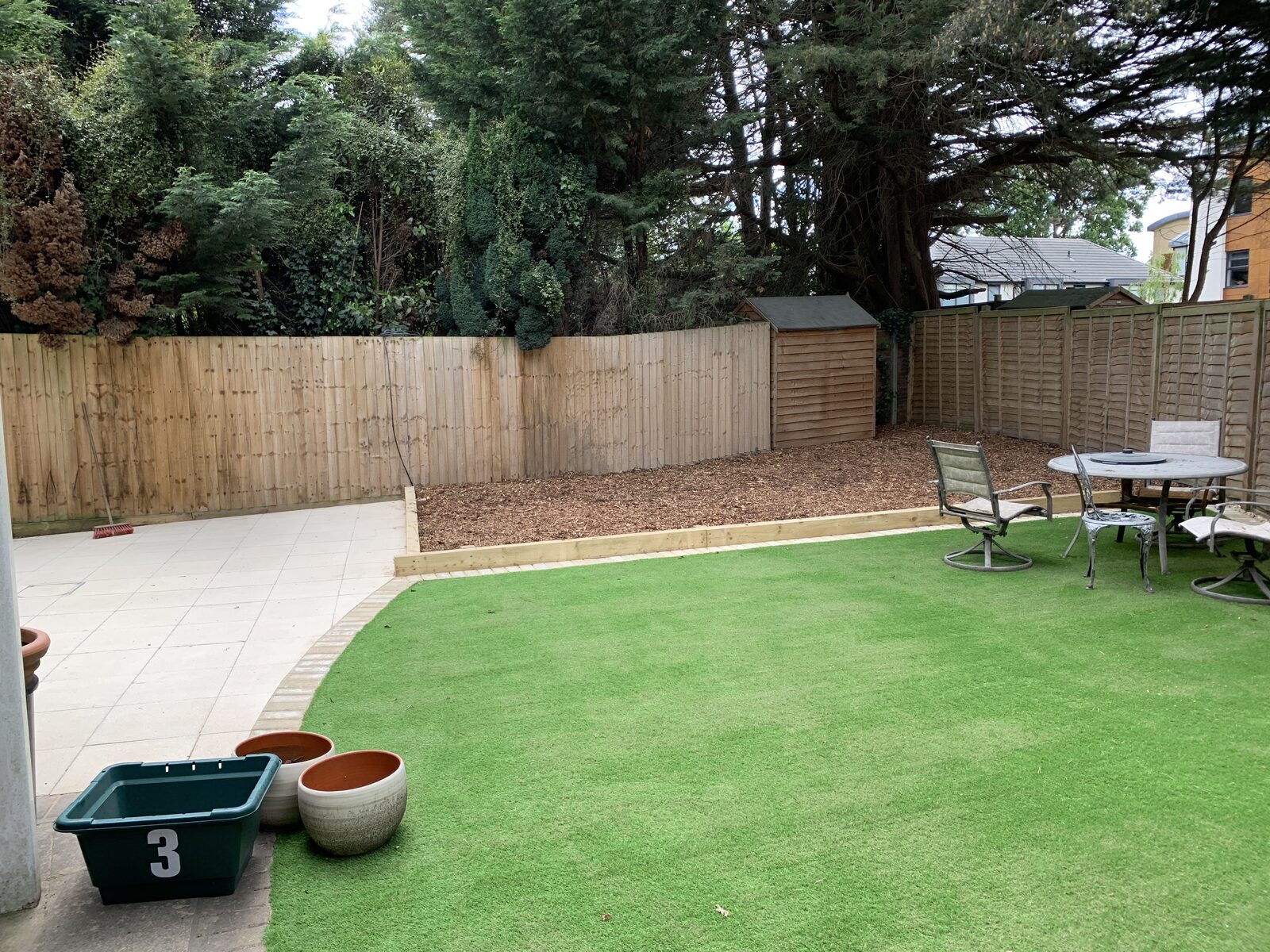 Artificial grass lawn project completed by White & Sons in Dorset & Hampshire (1)