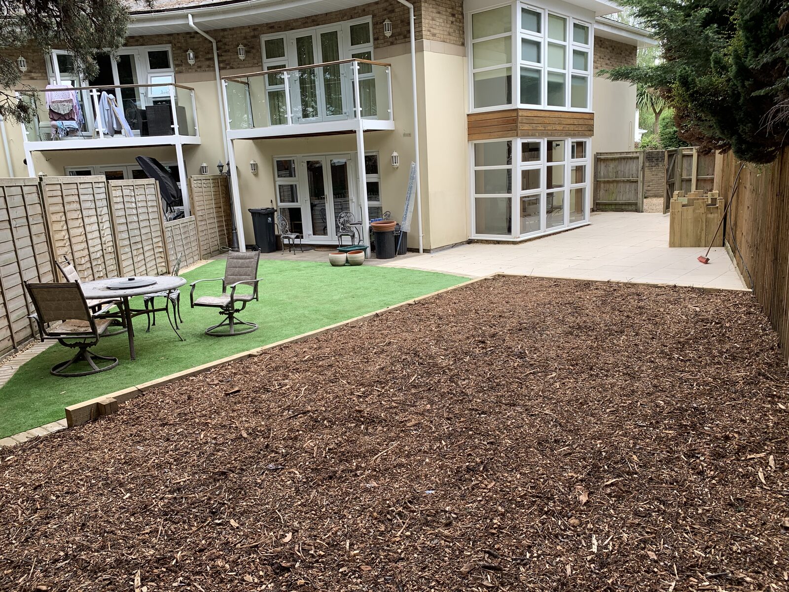 Artificial grass lawn project completed by White & Sons in Dorset & Hampshire (3)