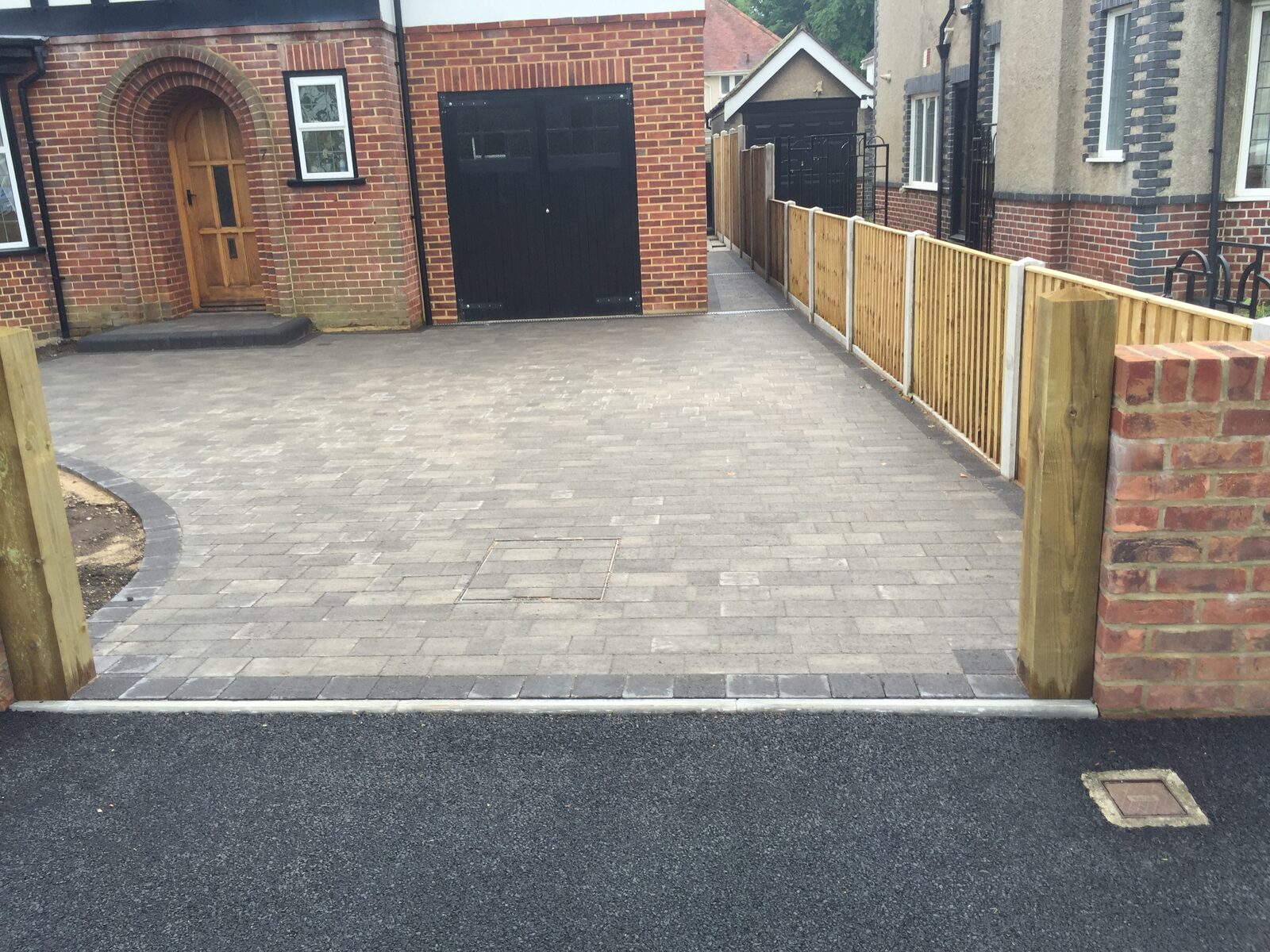 Paving driveway