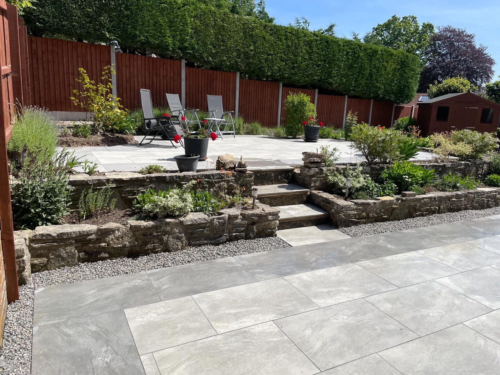 Stone patio
